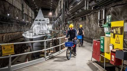 Флот под землёй. ВМС Швеции возвращаются на базу Мускё