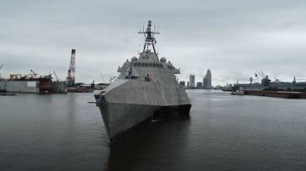 «Это великий день для нашей страны»: в состав ВМС США вошёл корабль LCS-24 Oakland