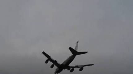 Стратегический самолёт-разведчик британских ВВС осуществил полёт к югу от Крымского полуострова