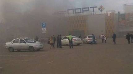 Снова пожар в торговом центре. Теперь Казань