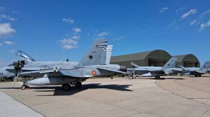 Испанский EF-18 Hornet перехватил над Румынией очередной беспилотник