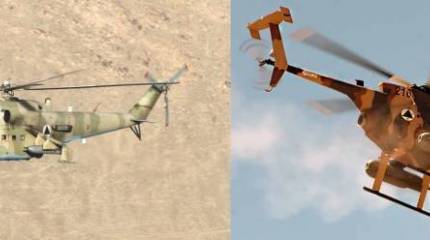 Противостояние американской авиационной техники с вертолётами Ми-35 и Ми-17 в Афганистане