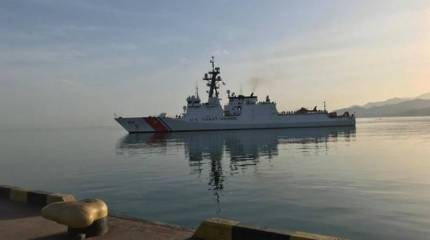 Береговая охрана Грузии провела учения с американским кораблём USCGC «Hamilton» (WMSL-753)