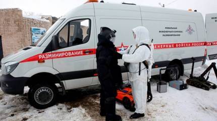 Сапёры ЮВО применили на учении новейший комплекс разминирования