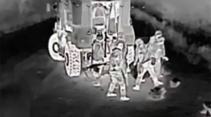 Неожиданное поражение группы боевиков ВСУ дроном-камикадзе сняли на видео