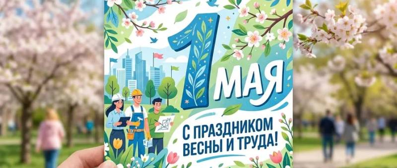 С Праздником Труда!