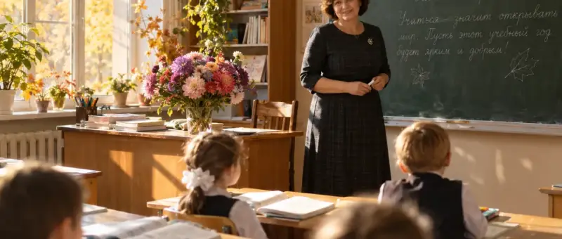 Russia celebrates Teacher's Day: a holiday for those who shape the country's future.