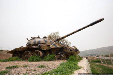 Saddam tanks in the mountains of Iraqi Kurdistan