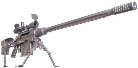 저격 소총 CheyTac의 개입 M200 구경 .408