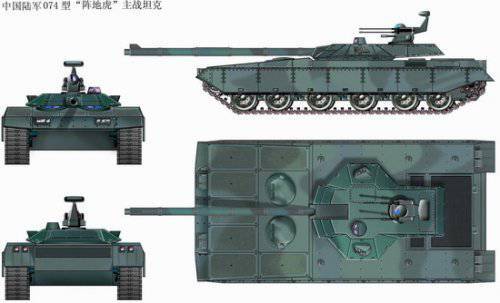 새로운 세대의 중국 탱크 개념