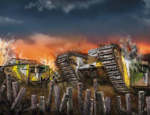 Первые русские танки