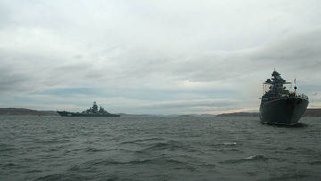 Северный флот и ПВО проводят учение на острове Кильдин