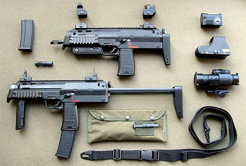 Pistola-metralhadora Heckler - Koch HK MP7A1 PDW (Alemanha)
