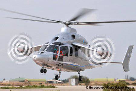 Eurocopter setzt Flugtests des Hubschrauber-Demonstrators X3 fort