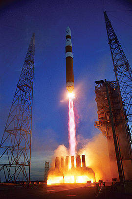 In the United States launched a giant spy satellite
