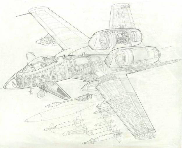 Проект штурмовика PZL-230F "Скорпион". 