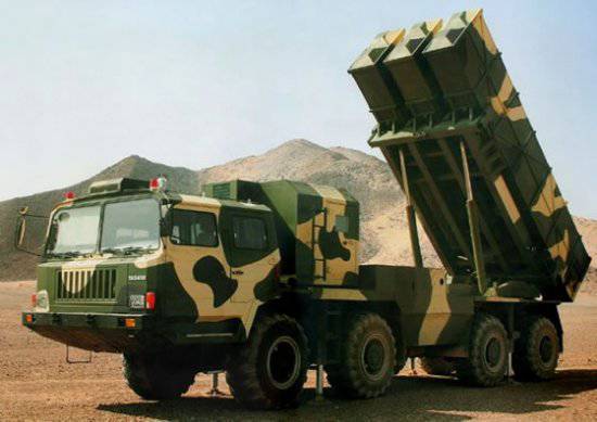 China developed the WS-2D MLRS with a range of 400 km