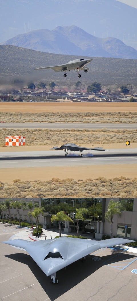 X-4B7新型美国海军无人机首飞