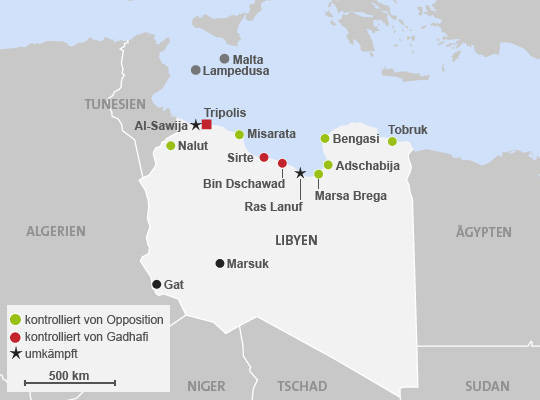 Chroniques de la guerre théâtrale en Libye. 10-11 March 2011