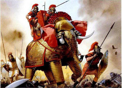 Ancient tanks - battle chariots and elephants