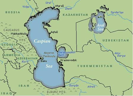 United States for the militarization of its neighbors in the Caspian region