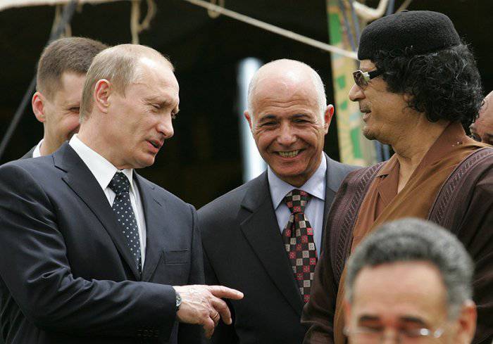 Хитрый араб Каддафи и Россия