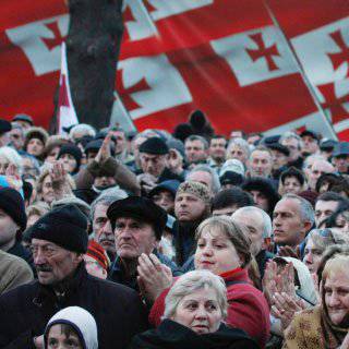 Georgian "democracy" will give life for protests