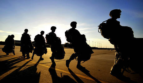 The withdrawal of US troops from Afghanistan