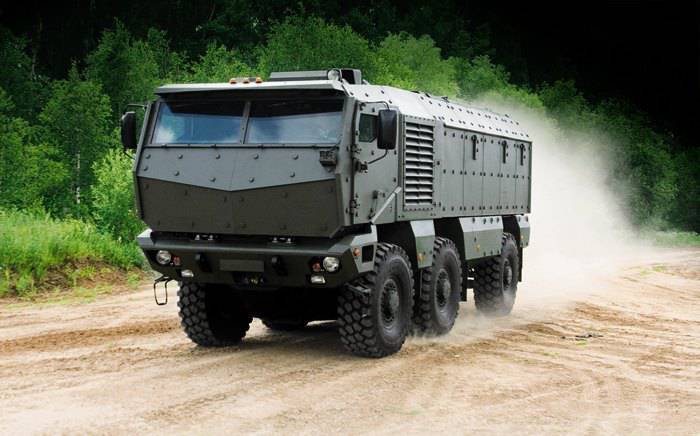 New photo of the prototype of the Typhoon armored vehicle