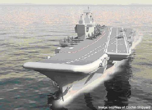 The first national Indian aircraft carrier will be launched at the end of the year.