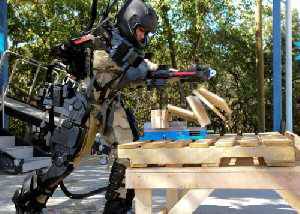 Exoskeleton from Raytheon Sarcos will be released soon.