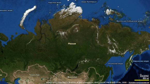 Sono consentite immagini satellitari del paese con una risoluzione superiore a 2 m per pixel