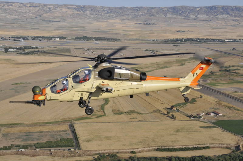 第一架攻击直升机在土耳其创建