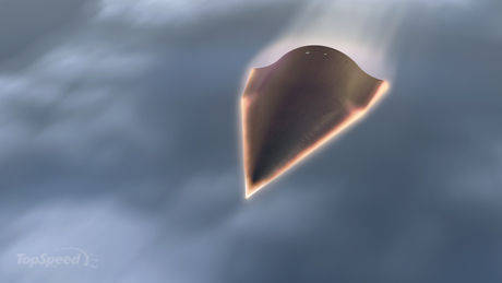 Hypersonic plane fell into the ocean