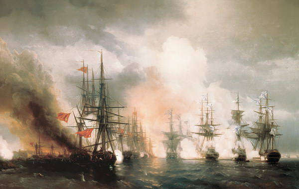 러시아 군대의 영광의 날 - 케이프 텐드라 (1790)에서 열린 러시아 함대의 승리