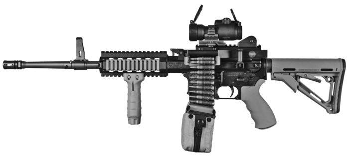 Ares "Shrike" light machine gun (USA)
