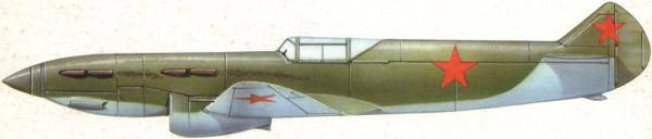 AND-1.2XM-107. Far fighter. Project. Bolkhovitinov. THE USSR. 1940