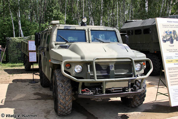 GAZ announced its intention to supply Tigr-M for the Ministry of Defense at the end of the year