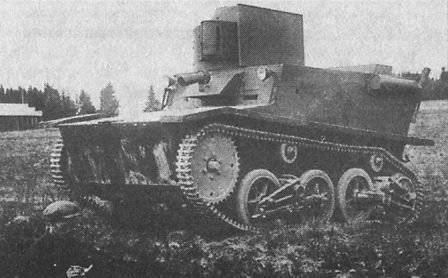 러시아와 소련의 특이한 탱크. 수륙 양용 탱크 T-41 1932 g