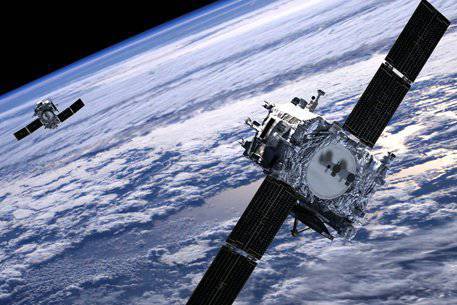 The United States discovered in space a Russian spy satellite