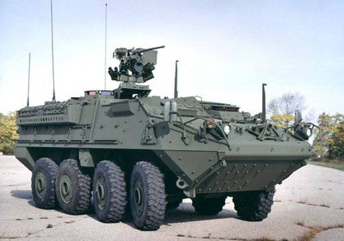 바퀴 달린 BTR "Stryker"