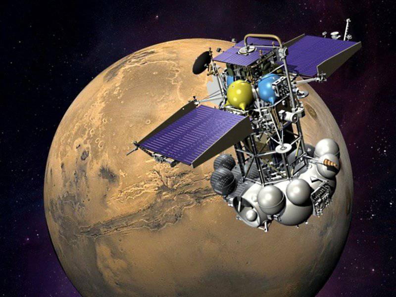 Mars probe hovered in orbit