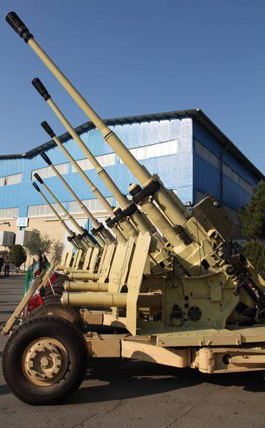 L'Iran a ajouté à la division de défense antiaérienne des canons anti-aériens "Saeer".