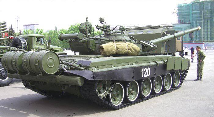 Briefly about the tank - modernized T-72BA