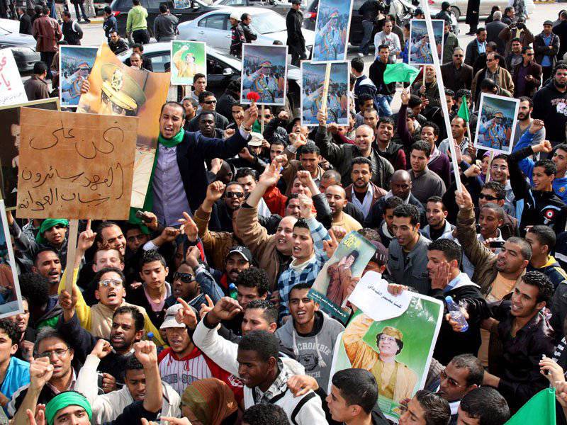 В Бенгази прошла массовая акция протеста против правления ПНС в Ливии