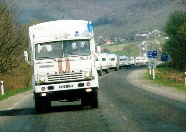 Российская колонна с гуманитарной помощью была пропущена в Косово