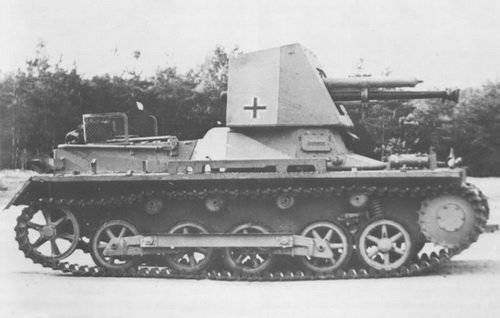 전쟁 중 독일의 안티 탱크 SAU (1 부분) - Panzerjager I