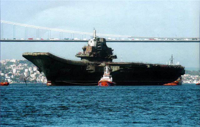 The first Chinese aircraft carrier