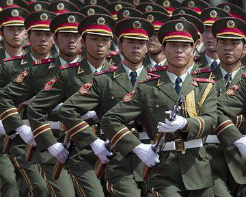 在5年代，中国将军费预算翻番