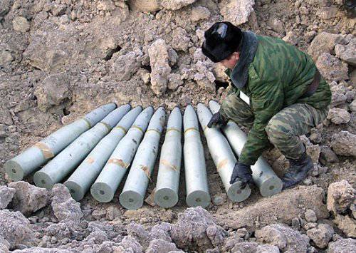 Nell'esercito russo, le granate saranno distrutte in modo non detonante.